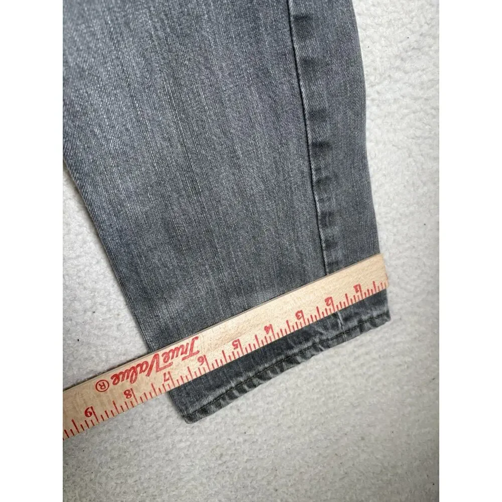 J Crew 770 Jeans Mens 30x34 Gray Kaihara Japanese Denim Slim Fit Straight Leg